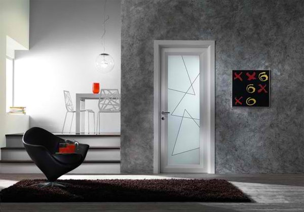modern interior glass doors